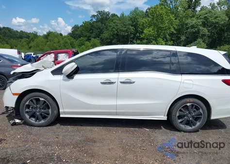 2023 Honda Odyssey Elite из США, поврежденный, VIN 5FNRL6H90PB069609